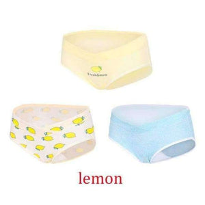 Planet Gates Lemon / XL 3 PCS/Lot low-Waist Maternity panties cotton Pregnancy underwear Intimates clothes briefs for pregnant women clothing