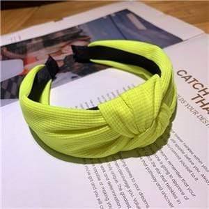 Fashion Neon Color Cloth Women Hairbands Bow-knot Girl's Headbands Lady's Headwear Hair Accessories