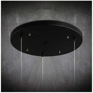 Planet Gates Length 70CM Time-limited Hot Sale Iron 3 Heads Chandelier Lighting Accessories Long Shape 70cm Ceiling Plate Circular Diameter 50cm
