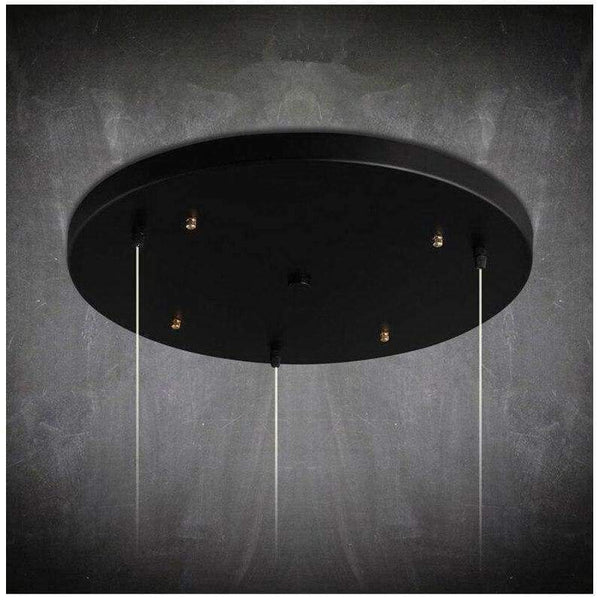 Planet Gates Length 70CM Time-limited Hot Sale Iron 3 Heads Chandelier Lighting Accessories Long Shape 70cm Ceiling Plate Circular Diameter 50cm