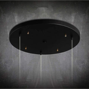 Planet Gates Length 70CM Time-limited Hot Sale Iron 3 Heads Chandelier Lighting Accessories Long Shape 70cm Ceiling Plate Circular Diameter 50cm