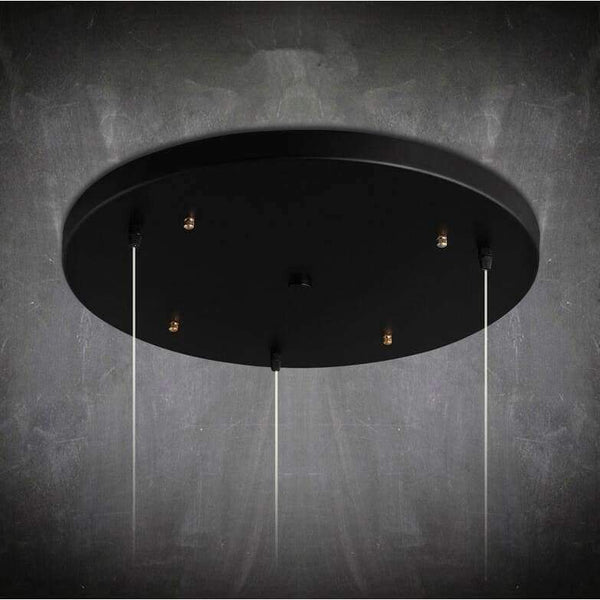 Planet Gates Length 70CM Time-limited Hot Sale Iron 3 Heads Chandelier Lighting Accessories Long Shape 70cm Ceiling Plate Circular Diameter 50cm