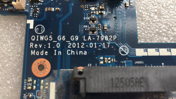 Planet Gates Lenovo G480 Laptop mainboard QIWG5-G6-G9 LA-7982P Test GM motherboard