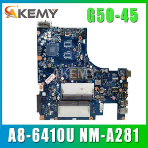 Planet Gates Lenovo G50-45 Laptop Motherboard ACLU5/ACLU6 NM-A281 with A8-6410 CPU G50-45 mainboard motherboard 100% Tested