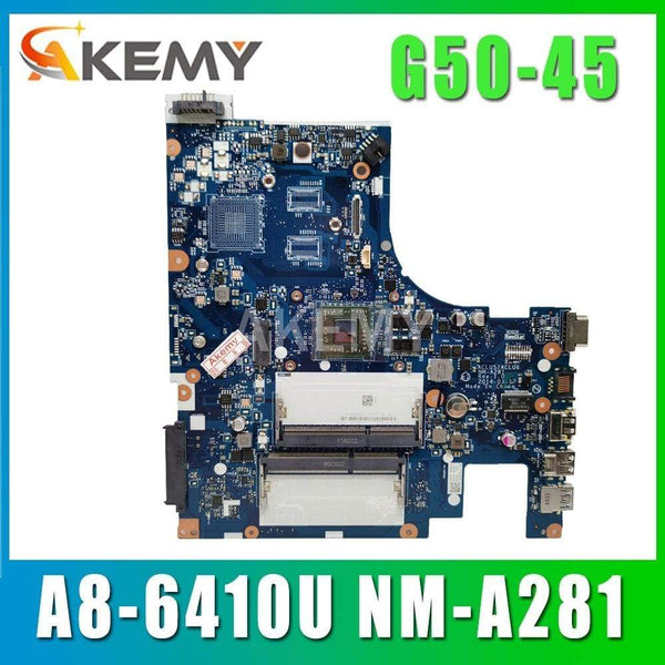 Planet Gates Lenovo G50-45 Laptop Motherboard ACLU5/ACLU6 NM-A281 with A8-6410 CPU G50-45 mainboard motherboard 100% Tested
