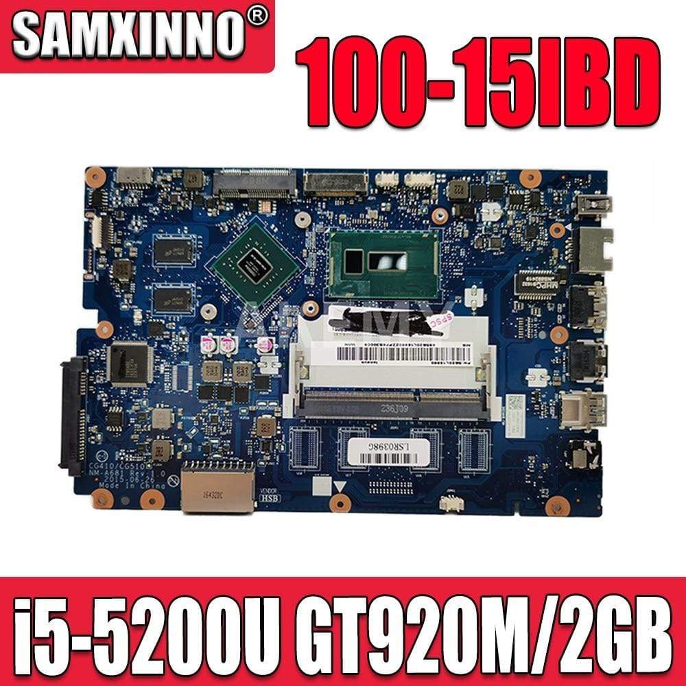 Planet Gates Lenovo Ideapad 100-15IBD 100-15IBY  B50-50  CG410 CG510 NM-A681 Motherboard i5-5200U GT920M/2GB  GPU