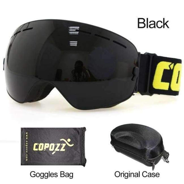 Planet Gates Lens black with box / China Ski Goggles Men Women Snowboard Goggles Glasses for Skiing UV400 Protection Snow Skiing Glasses Anti-fog Ski Mask