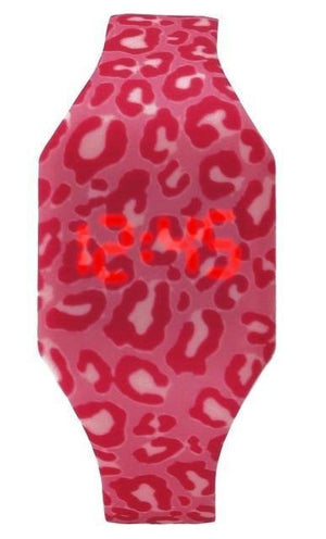 Planet Gates leopard Cartoon Children's Watches Cute led Watch Quartz Analog Student flamingo, dinosaur, leopard print watch