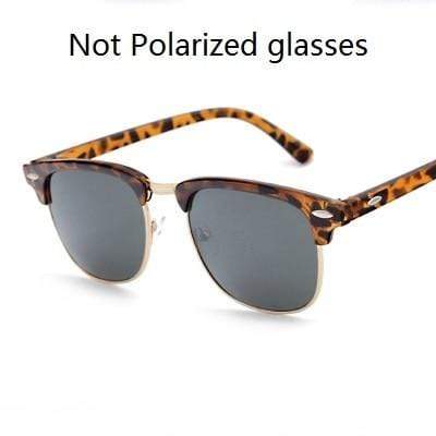 Planet Gates leopard G15 Classic Semi-Rimless Sunglasses Men's Women 2021 Square Polarized Sun glasses Men Oculos De Sol Gafas UV400 Retro Eyewear