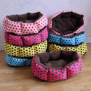Planet Gates Leopard Print Pet Cat and Dog Bed Pink Blue Yellowish brown, Deep pink SIZE S M L XL Puppy House New