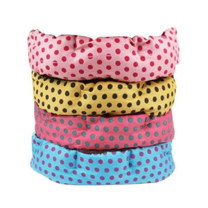 Planet Gates Leopard Print Pet Cat and Dog Bed Pink Blue Yellowish brown, Deep pink SIZE S M L XL Puppy House New