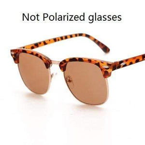 Planet Gates leopard tea Classic Semi-Rimless Sunglasses Men's Women 2021 Square Polarized Sun glasses Men Oculos De Sol Gafas UV400 Retro Eyewear