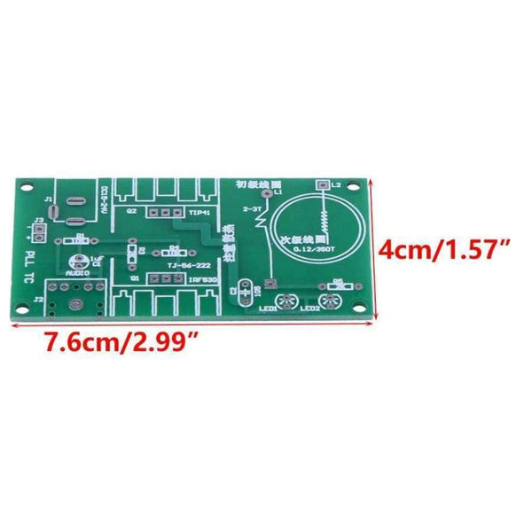 Planet Gates LETAOSK Mini Tesla Coil DIY Project Kit 15W Plasma Speaker Electronic Field Music Player Audio Accessories
