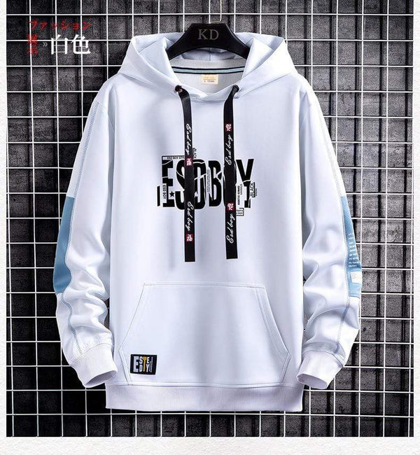Planet Gates Letter Print Mens Hoodies 2021 Japanese Style Hip Hop Casual Sweatshirts Streetwear Male Hoodies Harajuku Pullover Tops