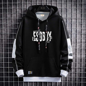 Planet Gates Letter Print Mens Hoodies 2021 Japanese Style Hip Hop Casual Sweatshirts Streetwear Male Hoodies Harajuku Pullover Tops
