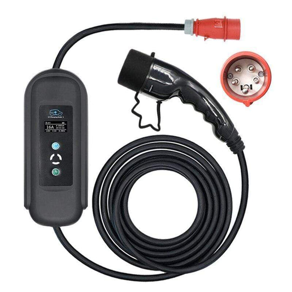 Planet Gates Level 2 EV Charger Type 2 16A CEE Plug 11kw  EV Charging Cable for Electr Car Charger Station honda car charger free shipping