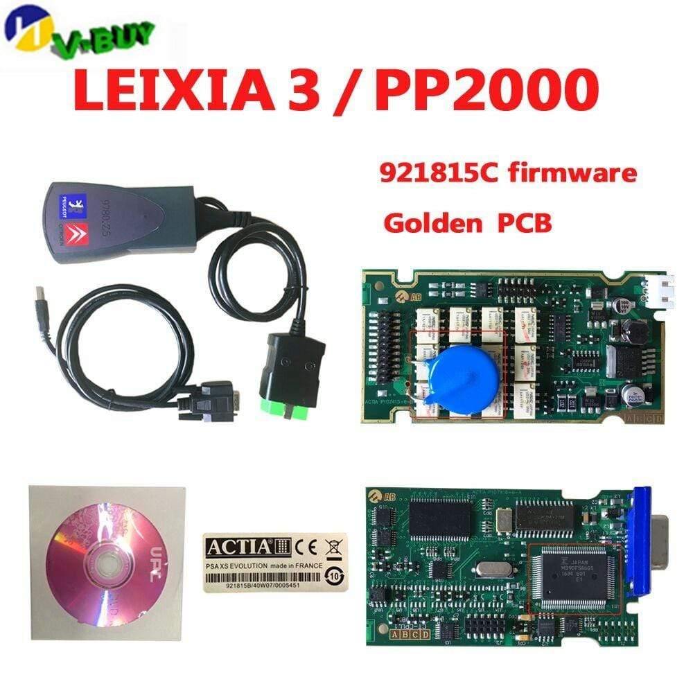 Planet Gates Lexia3 with Serial 921815C Firmware Golden PCB lexia PP2000 Lexia 3 Diagbox V7.83 Lexia-3 diagnostic tool