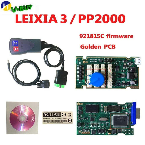 Golden Lexia 3 PP2000 Diagbox V7.83 Full Chip 921815C Diagnostic