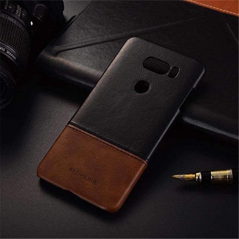 Planet Gates LGV30 black / Genuine Leather Vintage genuine leather back cover For LG V30 case phone cases and covers shell