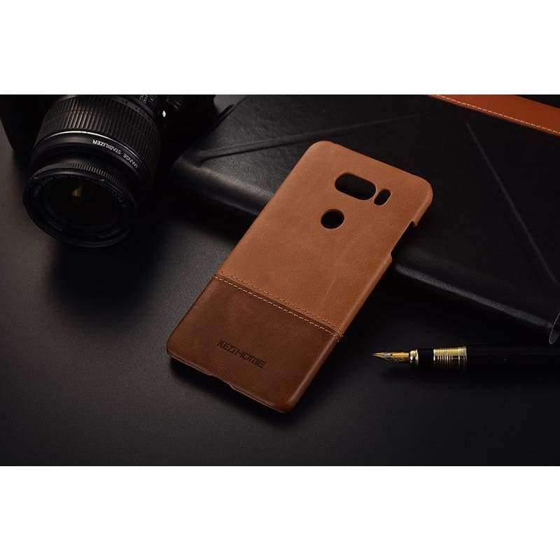 Planet Gates LGV30 black / Genuine Leather Vintage genuine leather back cover For LG V30 case phone cases and covers shell