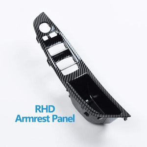 Planet Gates LHD RHD Interior Door Carbon Fiber Armrest Pull Handle Assembly Replacement For BMW 5 Series F10 F11 520i 523i 525i 528i 535i