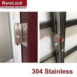 Planet Gates LHX Christmas Supplies Stainless Latch Sliding Door Lock for Bedroom Toilet Bathroom Security Furniture Hardware Bolt DIY