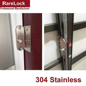 Planet Gates LHX Christmas Supplies Stainless Latch Sliding Door Lock for Bedroom Toilet Bathroom Security Furniture Hardware Bolt DIY