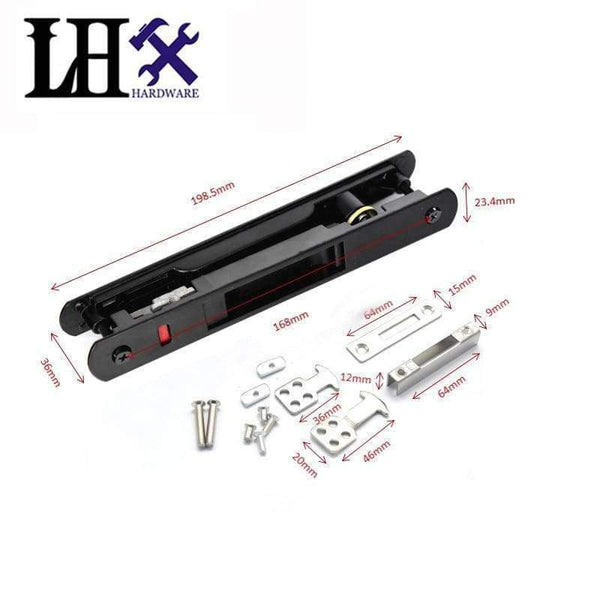 Planet Gates LHX CMMS228 Hardware Zinc Alloy Interior Locks Sliding Door Lock  Color Coded Red/Green Window Lock Cerradura