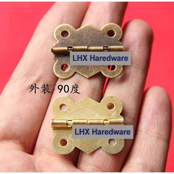 Planet Gates LHX PAFH-09 LHX Hardware Butterfly 10pcs Antique Zinc Alloy Wooden Gift Box Hinge Printing Packaging Jewelry Box DIY Accessories