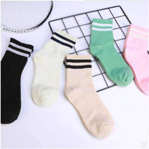 Planet Gates LIANGTIAOGANG / EU34-39 New 5 PAIRS Cotton Women Socks Autumn Winter Women Wear Fashion Socks