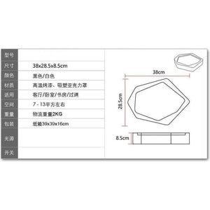 Planet Gates Library 1 Pcs Novelty Cell Led Light modern Commercial Lighting For Office Study Room Surface Black White Led Ceiling Lamp Avize