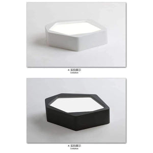 Planet Gates Library 1 Pcs Novelty Cell Led Light modern Commercial Lighting For Office Study Room Surface Black White Led Ceiling Lamp Avize