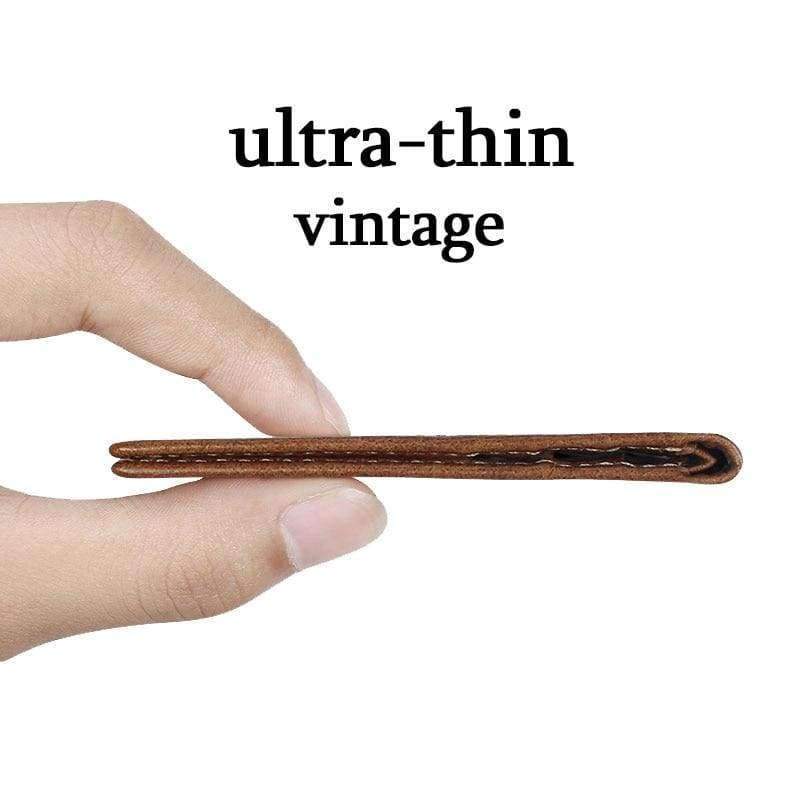 Planet Gates Light beige Thin Wallet Men Small Wallets Quality leather Short Purse Male Luxury Vintage Card Holder Cowhide Purses Retro New