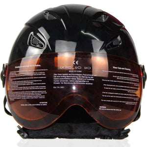 Planet Gates light black / 58-60cm Ski Helmet With Goggles Snowboard Helmet Men/Women/Kids Snowmobile Motorcycle Skis/Sled Mask Winter Snow Warm Fleece