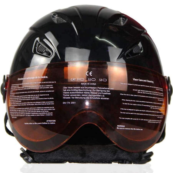 Planet Gates light black / 58-60cm Ski Helmet With Goggles Snowboard Helmet Men/Women/Kids Snowmobile Motorcycle Skis/Sled Mask Winter Snow Warm Fleece