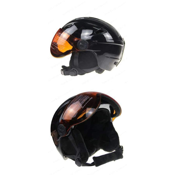 Planet Gates light black / 58-60cm Ski Helmet With Goggles Snowboard Helmet Men/Women/Kids Snowmobile Motorcycle Skis/Sled Mask Winter Snow Warm Fleece
