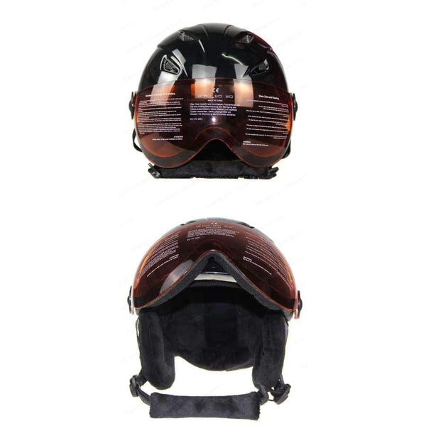 Planet Gates light black / 58-60cm Ski Helmet With Goggles Snowboard Helmet Men/Women/Kids Snowmobile Motorcycle Skis/Sled Mask Winter Snow Warm Fleece