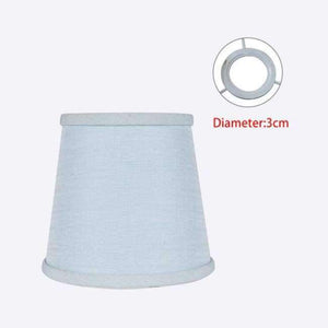 Planet Gates Light Blue 2 LAINGDERFUL PVC Lampshade Nordic Style Lamp Cover Linen Light Cover Chandelier Wall Lamp Shade for E14 Candle Lamps
