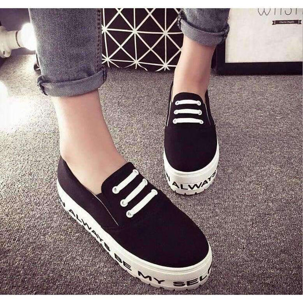 Planet Gates Light Blue / 4.5 Creepers Smile Face Shoes Woman plus size 35-40 Platform Women Flats Shoes 2016 White