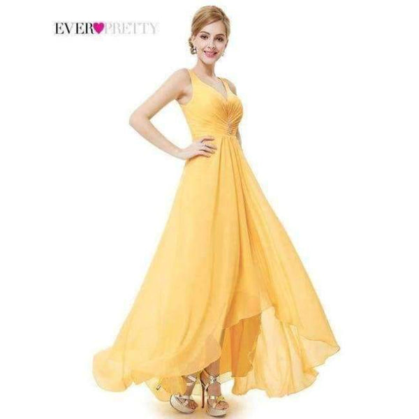 Planet Gates Light Blue / 4 Evening Dresses Ever-Pretty  Sexy One Shoulder Chiffon Fashion 2018 Fashion Vestidos Evening Dresses