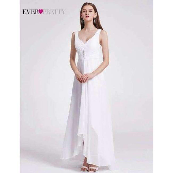 Planet Gates Light Blue / 4 Evening Dresses Ever-Pretty  Sexy One Shoulder Chiffon Fashion 2018 Fashion Vestidos Evening Dresses