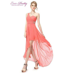 Planet Gates Light Blue / 4 Evening Dresses Ever-Pretty  Sexy One Shoulder Chiffon Fashion 2018 Fashion Vestidos Evening Dresses