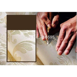 European Style Non-woven Wallpaper Luxury Damask 3D Stereoscopic Relief Damascus Bedroom Living Room Wall Paper Home Decor Paper - Planet Gates