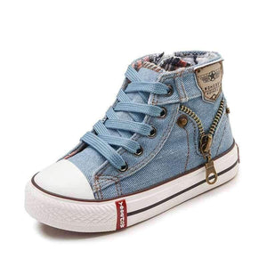 Planet Gates light blue / 9 Autumn Expert Skill Children Casual Shoes Boys Girls Sport Shoes Breathable Denim Sneakers Kids Canvas Shoes Baby Boots