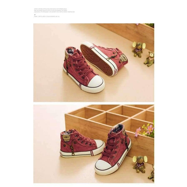 Planet Gates light blue / 9 Autumn Expert Skill Children Casual Shoes Boys Girls Sport Shoes Breathable Denim Sneakers Kids Canvas Shoes Baby Boots