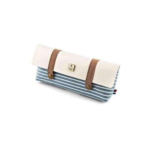Planet Gates light blue Canvas Pencil Case school Pencil Bag school pencil-case Office Supplies Pens Pencils Writing Supplies Gifts S18131