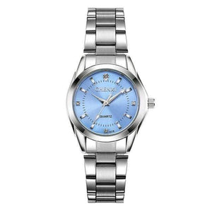 Planet Gates Light Blue Dial Fashion watches Women xfcs Ladies Rhinestone Quartz Watch Women's Dress Clock Wristwatches relojes mujeres