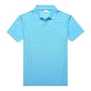 Planet Gates light blue / L Quick dry table tennis shirts men polyester badminton shirt short sleeve tennis shirt men breathable tennis clothes male