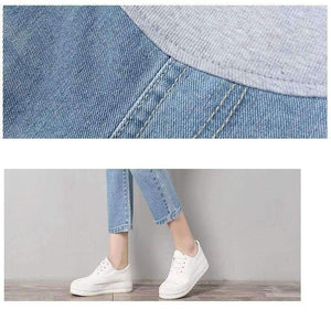 Planet Gates light blue / M Maternity Jeans Maternity Pants Clothes For Pregnant Women Trousers Nursing Prop Belly Leggings Jeans Pregnancy Clothing Pants