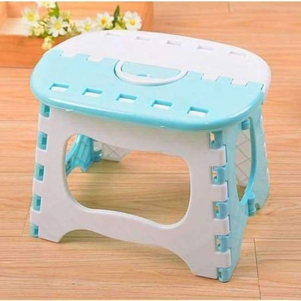 Planet Gates Light Blue Plastic Folding Stool Bright Blue Stools Para Children Step Ottoman Home Furniture For Kid Sitting Picnic Stools